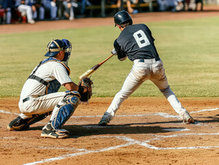a baseball player is swinging, in the style of light red and light gray