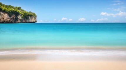 Fototapeta premium Tranquil Beach Scene