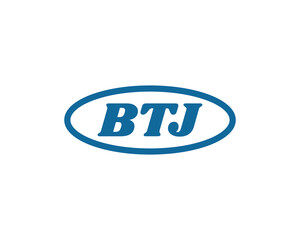 BTJ logo design vector template. BTJ