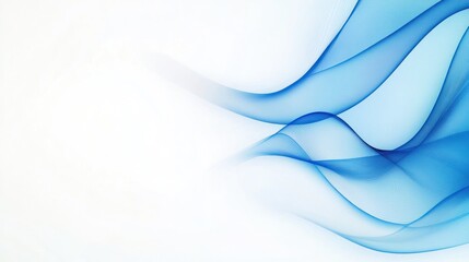 Obraz premium Abstract Blue Waves Background