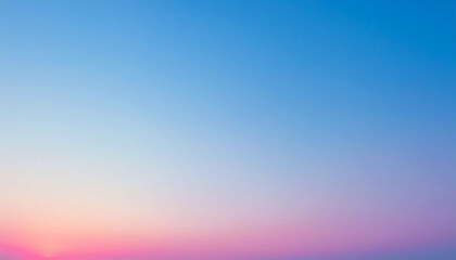 Obraz premium Serene Sunset Hues: A breathtaking pastel sky, painted with soft pinks, oranges, and blues, creating a tranquil and dreamy atmosphere.