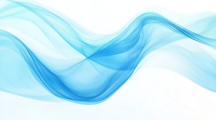 Fototapeta premium Abstract Blue Wave Design