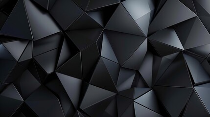 Wallpaper Abstract dark geometric background forming a digital wallpaper with low poly triangular shapes