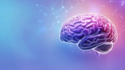 Close-up of human brain with intricate neural pathways, symbolizing cognitive biases and complex thought processes, ideal for educational or scientific presentations.