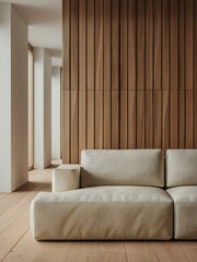 modern living room with sofa