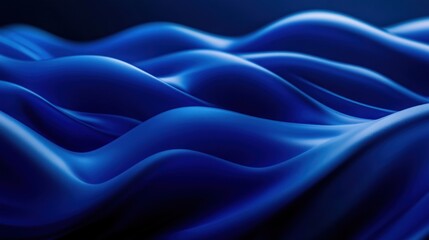 Obraz premium Abstract Blue Waves