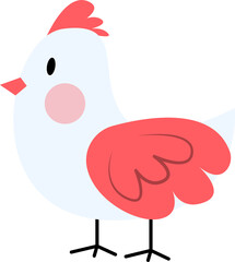 Decorative happy easter day element illustration