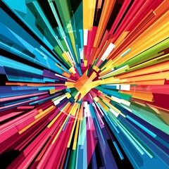Abstract colorful background. Vector.