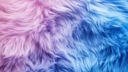 Soft, Pastel Blue and Purple Fur Texture