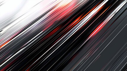 Wallpaper Abstract background with diagonal lines in shades of red, white and black, creating a sense of speed and movement