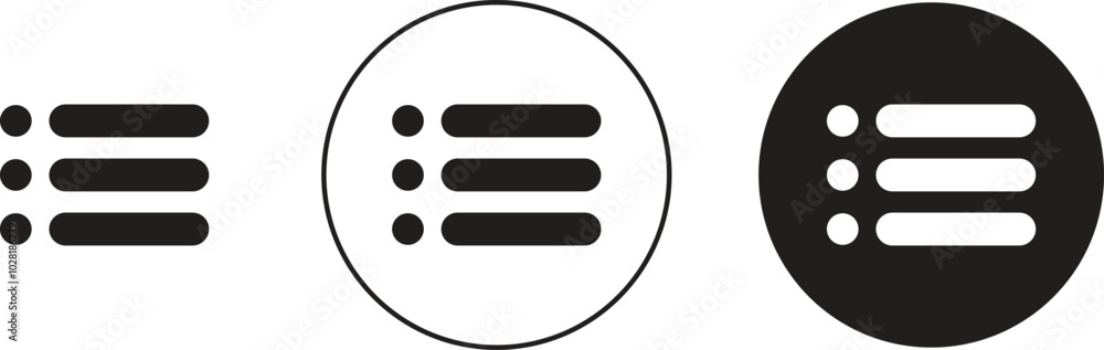 Fototapete hamburger web and mobile app menu flat icons set. basic app ui page symbols. internet navigation but