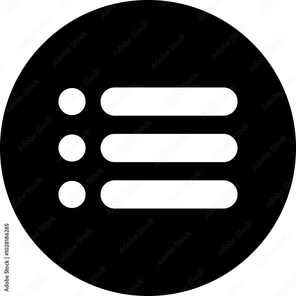 Fototapete Hamburger web and mobile app menu flat icon. Basic app ui page symbol sign. Internet navigation button for home or drop list and application drawer or more menu bar isolated on transparent background.