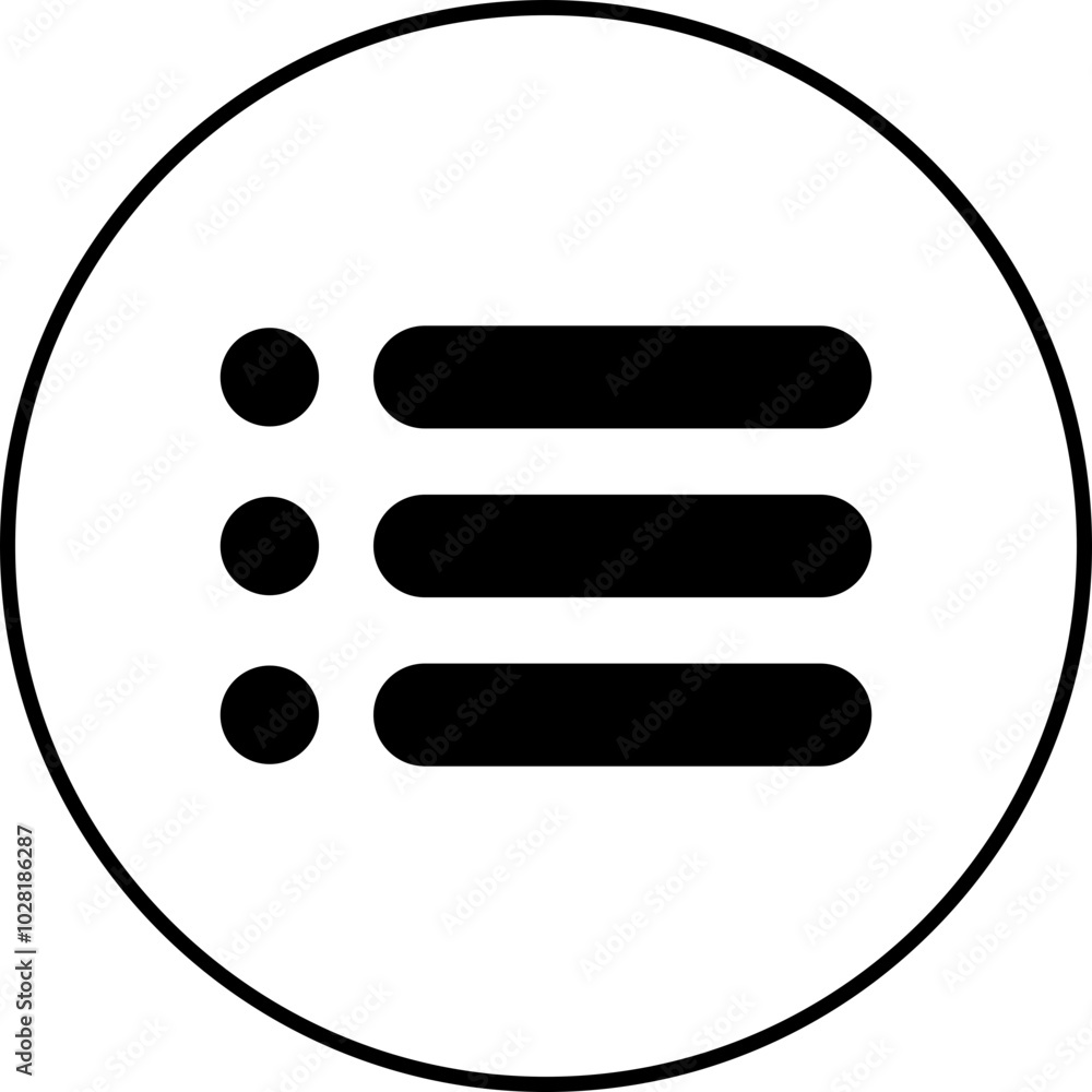 Fototapete Hamburger web and mobile app menu flat icon. Basic app ui page symbol sign. Internet navigation button for home or drop list and application drawer or more menu bar isolated on transparent background.