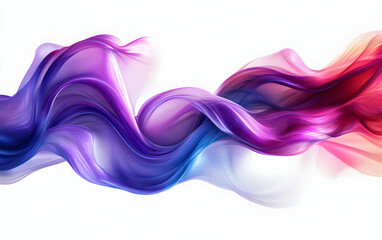 Abstract Colorful Flowing Wave.