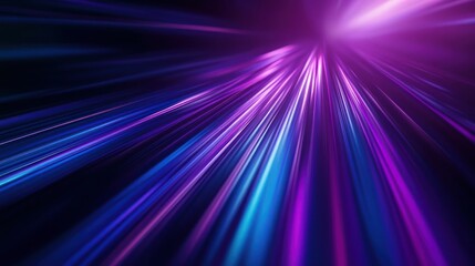 Fototapeta premium Abstract Purple and Blue Light Streaks