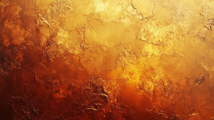 Obraz premium Textured Golden Wall with Rough Surface