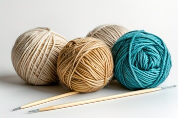 A set of knitting needles