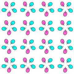seamless background with circles