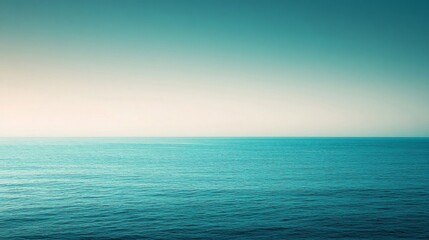 Obraz premium Calm Ocean Under a Clear Sky