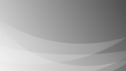 グレーの抽象的な曲線の背景イラスト