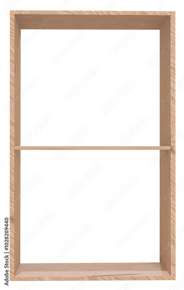 Poster open shelf: the frame is designed as a shelf, offering a versatile and functional piece of furniture