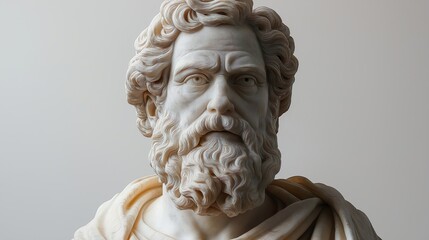 Illustration On The Theme Of Monuments, Sculptures And History. Generative AI	
 