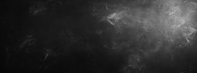textured black chalkboard background with distressed appearance, perfect for creative projects or presentations. subtle variations in tone add depth and interest