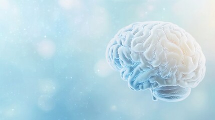 Close-up of human brain with intricate neural pathways, symbolizing cognitive biases and complex thought processes, ideal for educational or scientific presentations.