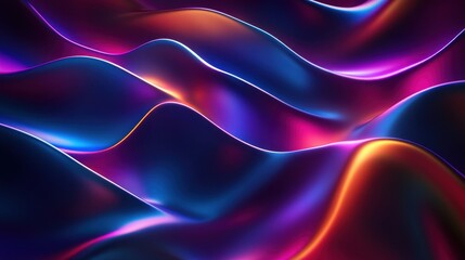 Abstract Colorful Waves