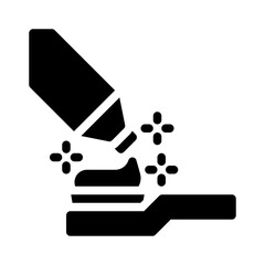 Icon Toothbrush With Style Glyph