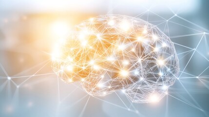 Close-up of human brain with intricate neural pathways, symbolizing cognitive biases and complex thought processes, ideal for educational or scientific presentations.