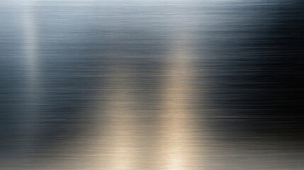Brushed Metal Surface with Light Reflection