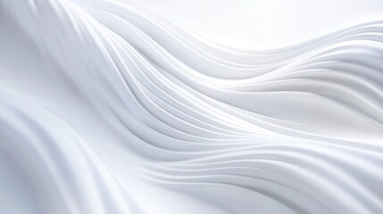 Obraz premium Abstract White Waves