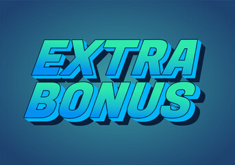 Extra bonus. Text effect in 3D style for social media or promotional ads