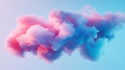 Fototapeta premium Pink and Blue Cloud Formation