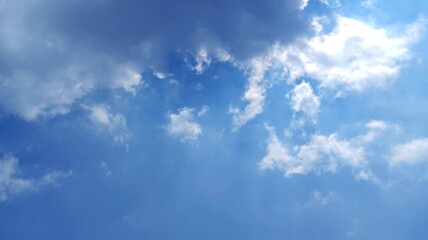 blue sky with clouds