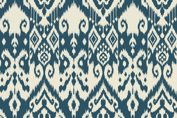 Motifs Ikat floral paisley embroidery floral.ikat ethnic oriental pattern traditional.Ikat embroidery style abstract embroidery design for texture, fabric, clothing, wrapping, decoration