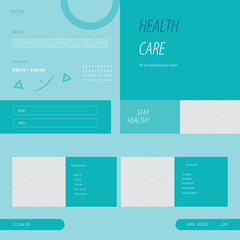 Professional Modern Healthcare Social Media Poster Designs for Marketing