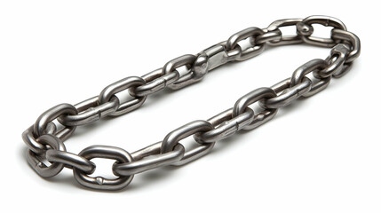 Obraz premium Closeup of a Metal Chain.