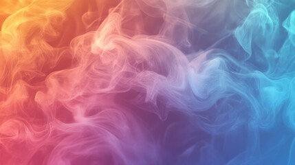 Obraz premium Abstract Colorful Smoke Swirls