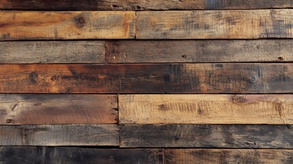 Naklejka premium Weathered Horizontal Wooden Planks