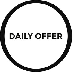 Daily offer Countdown number banner templates. time icon. Vector Illustration 
