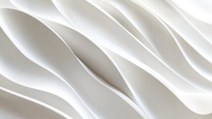 Obraz premium Abstract White Curvy Texture