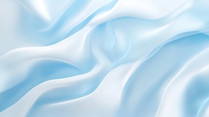 Naklejka premium Abstract Blue Silk Fabric