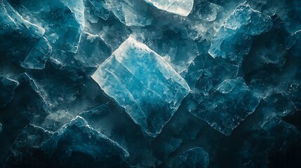 Obraz premium Aquamarine stone background with high resolution Top view Copy space : Generative AI