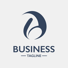 Creative business logo design vector illustration