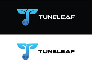 Tree letter Logo Design Template