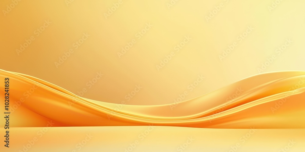 Poster a soft yellow gradient background transitioning from pale yellow at the top to deep gold at the bott