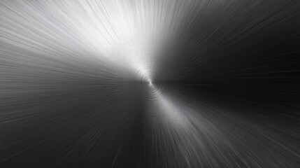 Obraz premium Abstract Circular Pattern on a Brushed Metal Surface