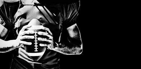 American Football Player © vectorfusionart